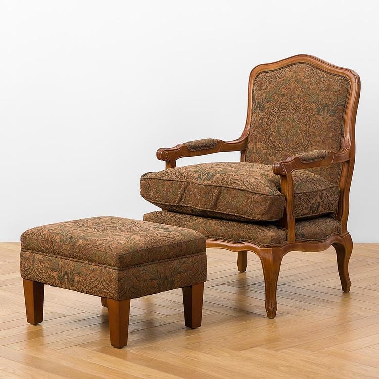 Кресло Мари, янтарный дуб Marie Armchair, Oak Dark Amber