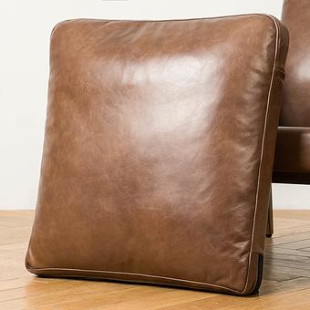 Кресло Cupertino Chair RM натуральная кожа Brown Franco