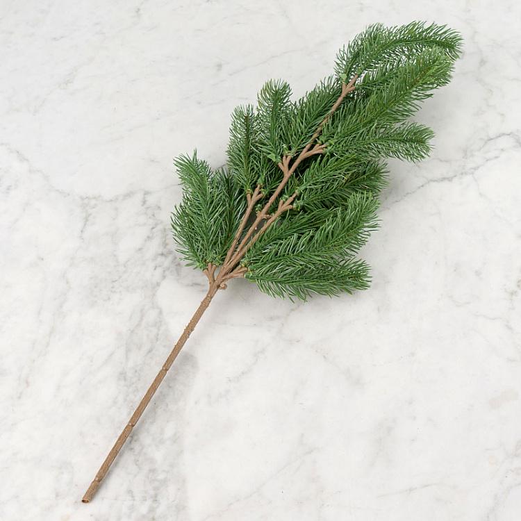 Зелёная ветка ели Green Branch 60 cm