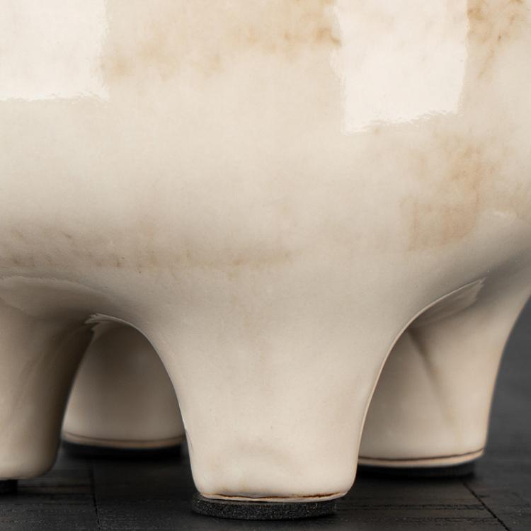 Керамическое кашпо Лиса Ceramic Pot Chipeur