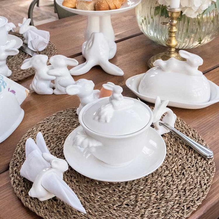 Супница с крышкой Кролик-везунчик Lucky Rabbit Soup Bowl With Lid