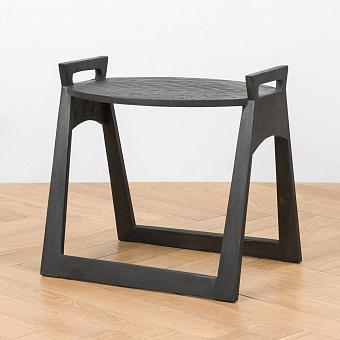 Zola Stool With Handles Black