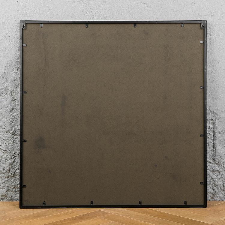 Зеркало в антикварном стиле с рисунком Antique Glass Panel Mirror