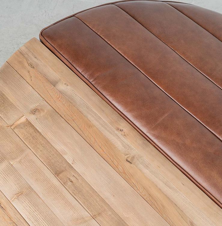 Круглый журнальный стол Шебби, восстановленная древесина Shabby Round Coffee Table, GERT