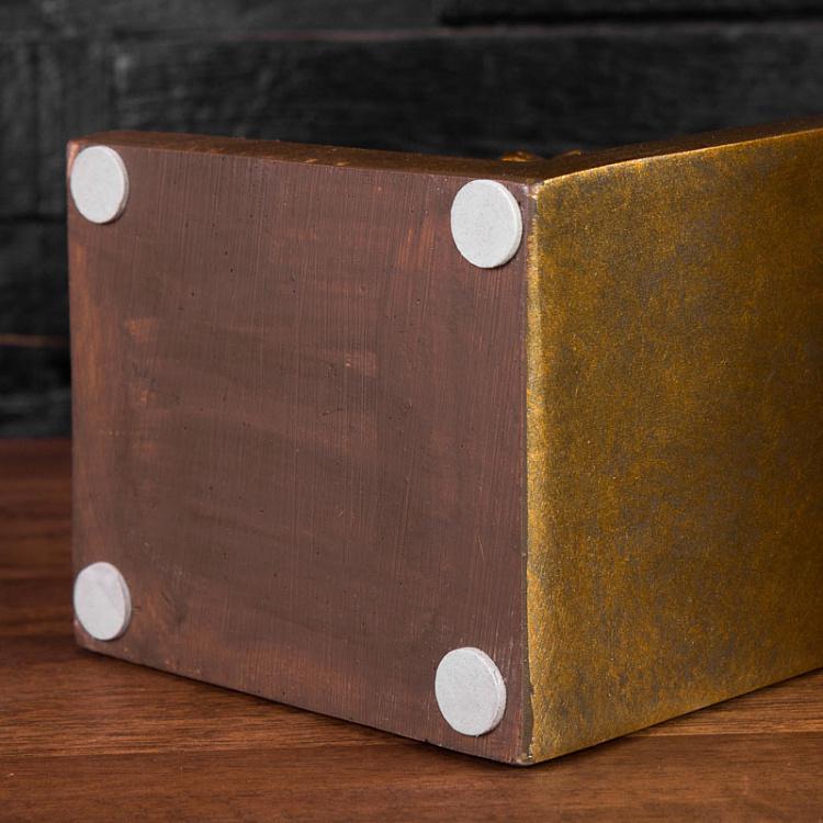 Набор из двух держателей для книг Ананасы Bookend Golden Pineapples