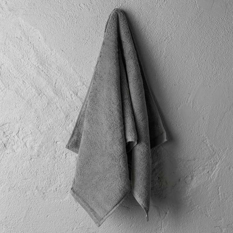 Тёмно-серое махровое полотенце для рук и лица Олимпия 50x100 см Olympia Hand Towel Dark Grey 50x100 cm