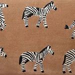 бархат Safari Zebra