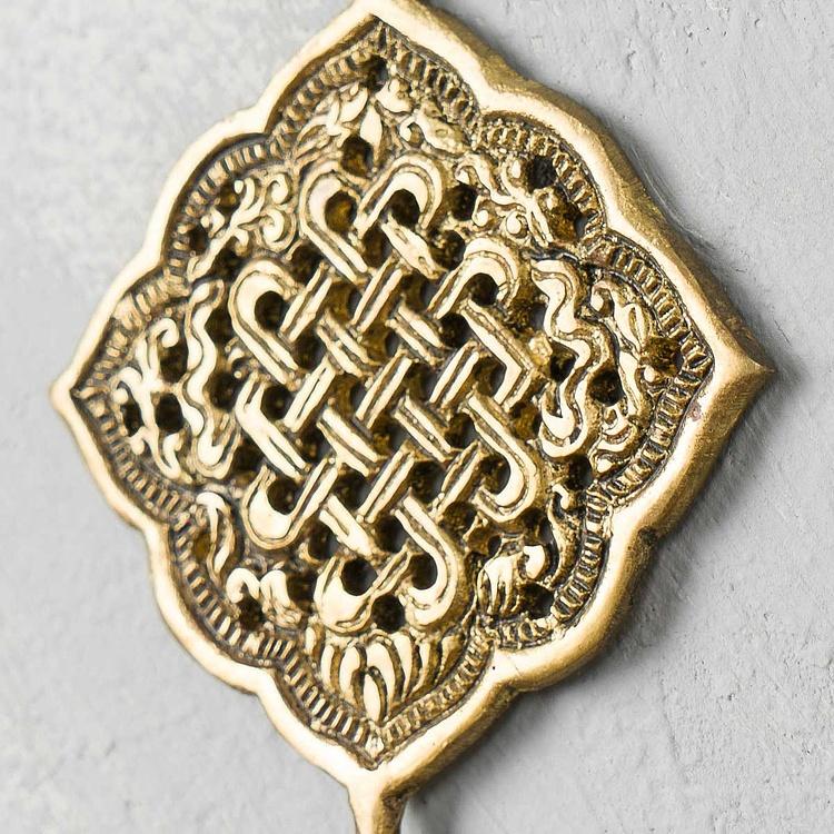 Крючок Танджавур в стиле бохо Thanjavur Solid Brass Boho Hook