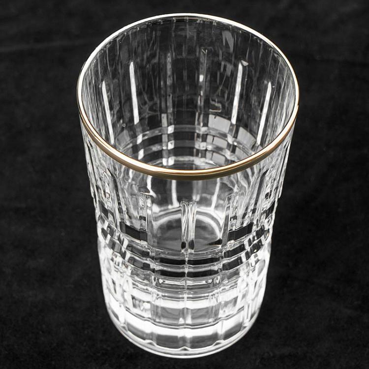 Высокий стакан с золотым ободком Рандеву Rendez-Vous Glass High With Golden Rim