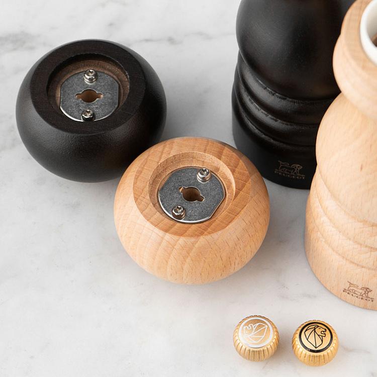 Набор из мельниц для соли и перца Париж, шоколад и светлое дерево Set Of 2 Paris Pepper Salt Mills Chocolate/Natural Wood