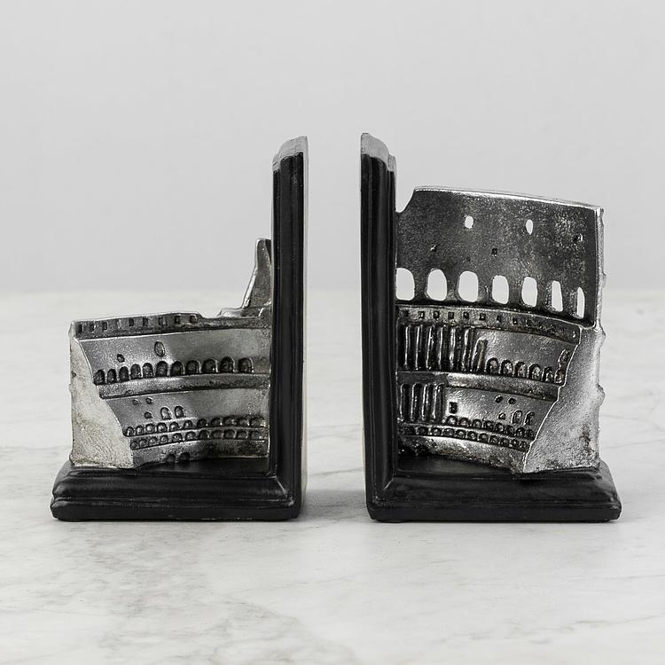 Набор из двух держателей для книг Колизей Bookend Colosseum