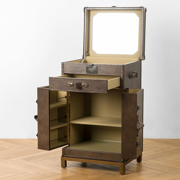 Барный шкаф-сундук Вояж Voyage Chest Sideboard RM