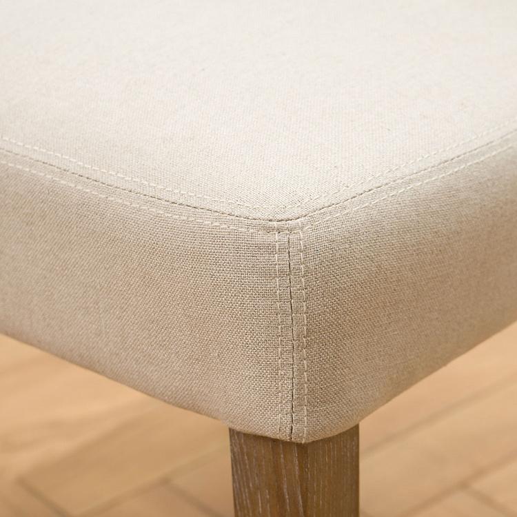 Стул Мами с заклёпками, песочные ножки Mami Dining Chair With Studs, Oak Sandwashed