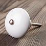 Мебельная ручка Eye White Knob