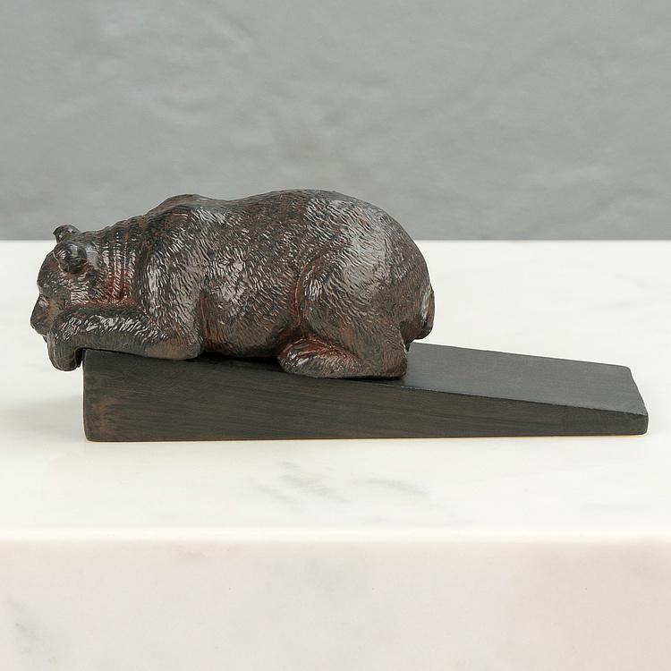 Ограничитель для двери Бурый медведь Bear Door Stopper