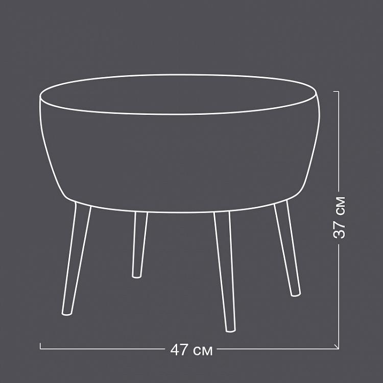 Банкетка Перкуссия Percussion Stool Brown Leather