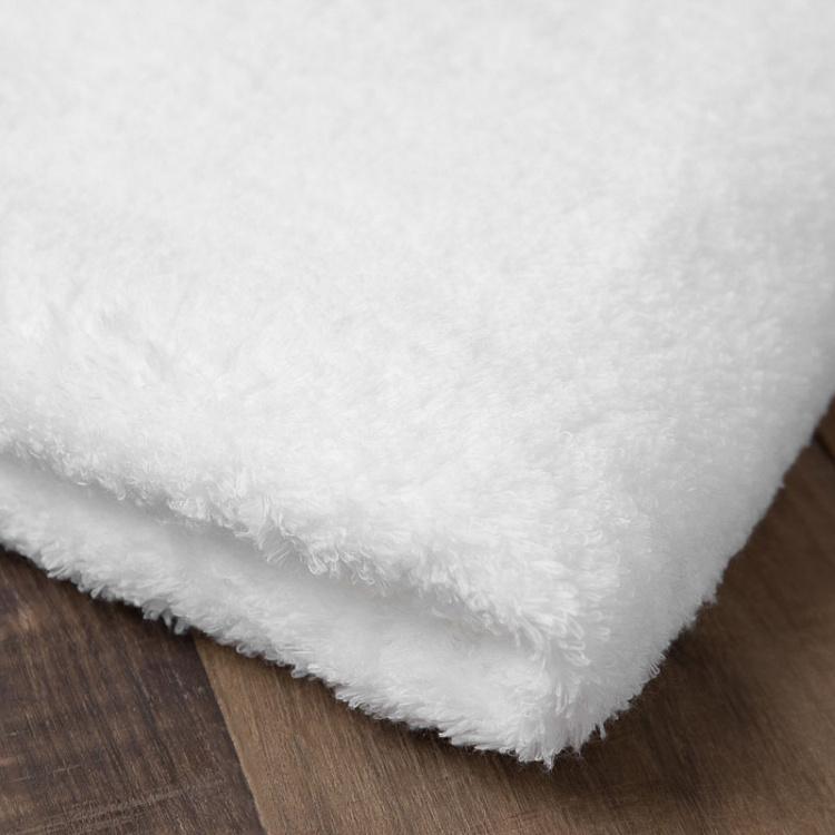 Белое махровое полотенце для рук и лица Зефир, 50x100 см Super Marshmallow Hand Towel White 50x100 cm
