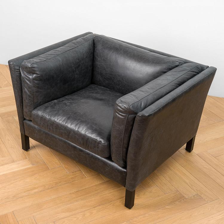 Кресло Томми, чёрные ножки Tommy Armchair, Black Wood D