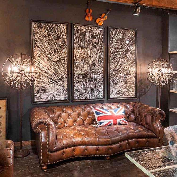 Хрустальный торшер с гироскопом Кристалл Gyro Crystal Floor Lamp