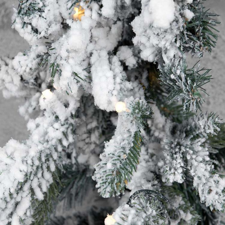 Светодиодная заснеженная еловая гирлянда LED Spruce Garland With Snow 150 cm