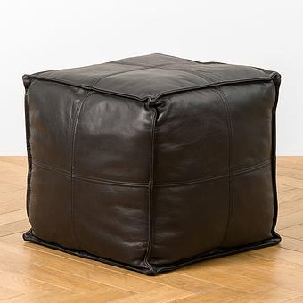 Пуфик Marceau Footstool натуральная кожа Black Marceau