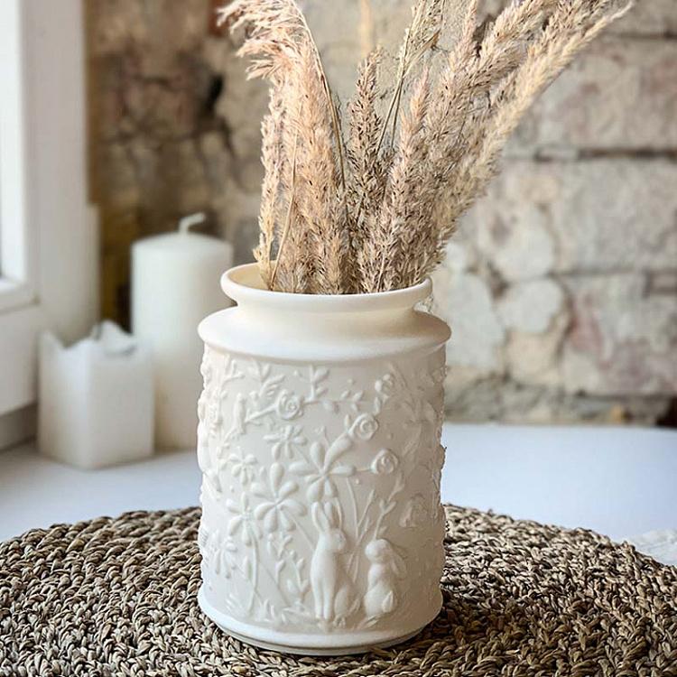 Ёмкость для хранения цвета слоновой кости Сказочный сад Pot Fairy Garden Ivory