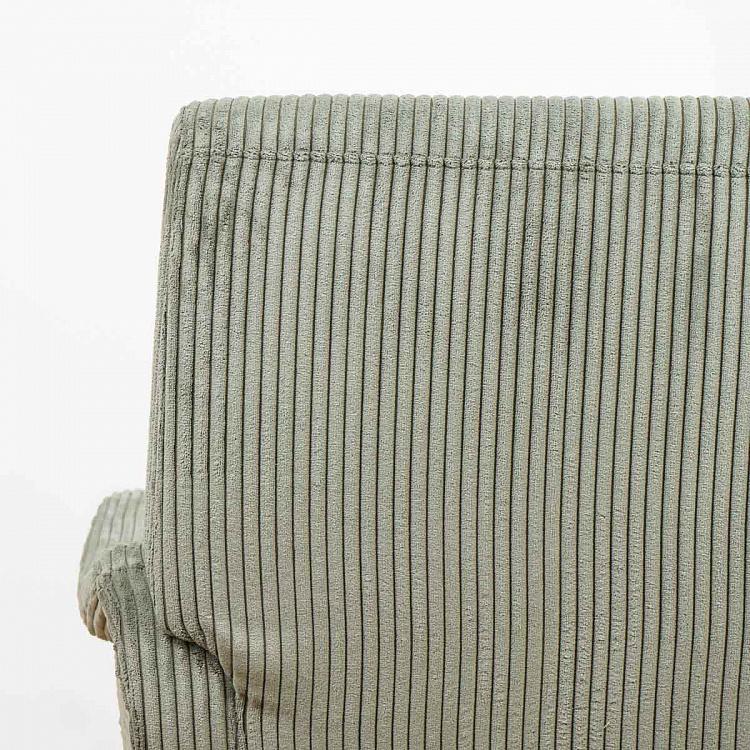 Зелёное кресло Альберт Albert Armchair Green Velvet