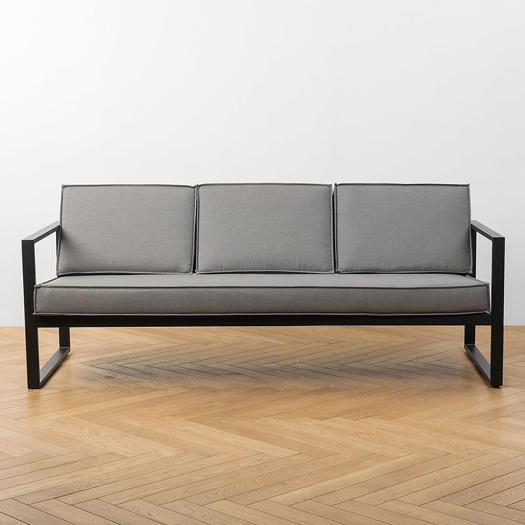 Трёхместный садовый диван Этика Ethic 3 Seater, Black