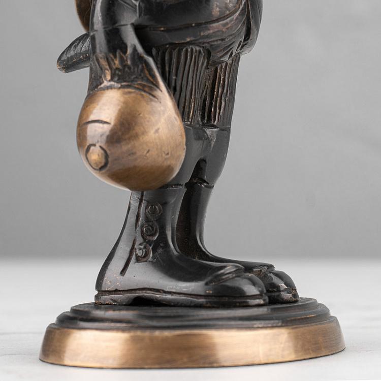 Статуэтка Барсук с горном Badger With Cor