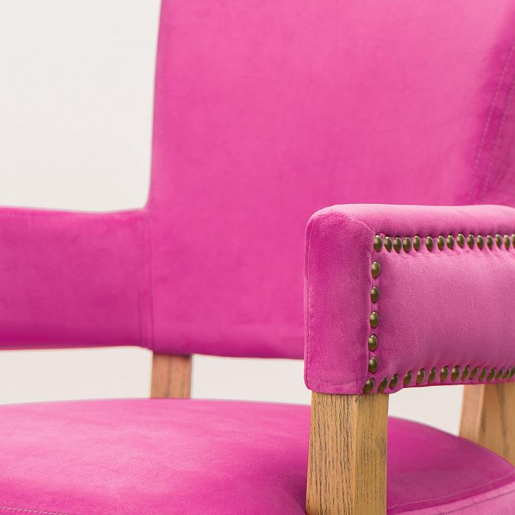 Стул Ньюпорт с подлокотниками, светлые ножки Newport Dining Chair, Oak Brown