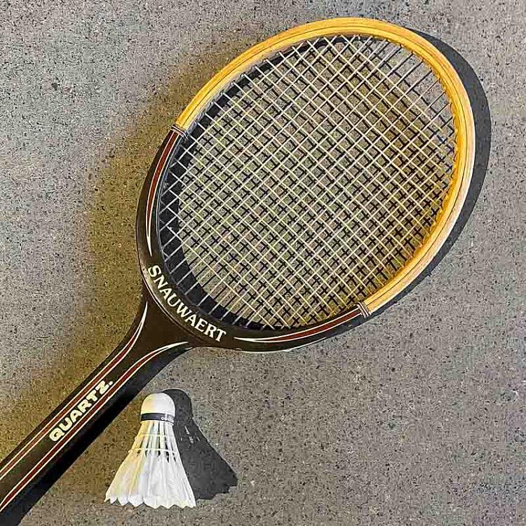 Винтажная ракетка и воланчик 4 Vintage Racket And Shuttlecock 4