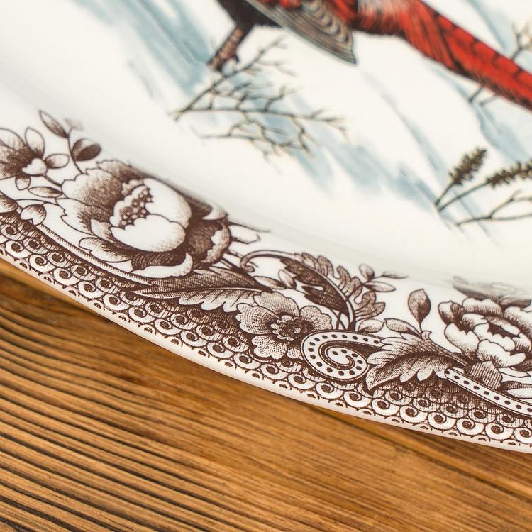 Овальная сервировочная тарелка Волшебная роща, L Haydon Grove Oval Serving Plate Large