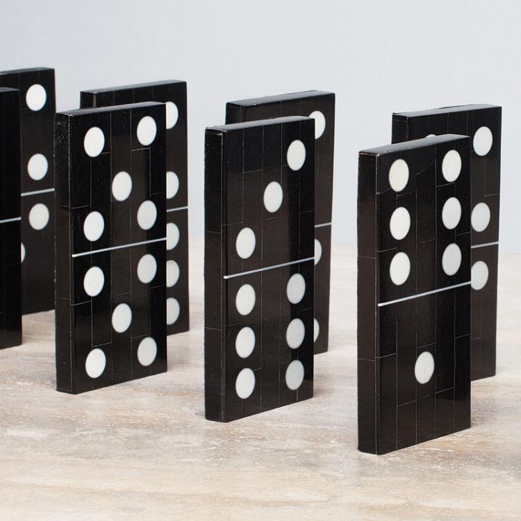 Настольная игра Домино с игральными костями большого размера XXL Bone Domino In Tray