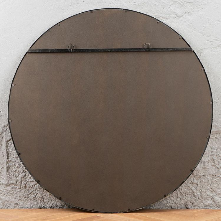 Круглое зеркало Винтажное золото Round Mirror Antique Gold