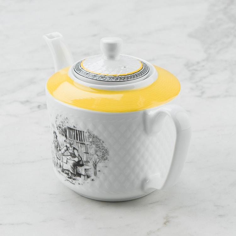 Чайник Пейзанские мотивы Village Teapot