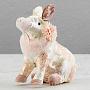 Статуэтка Fabric Seated Pig Pink