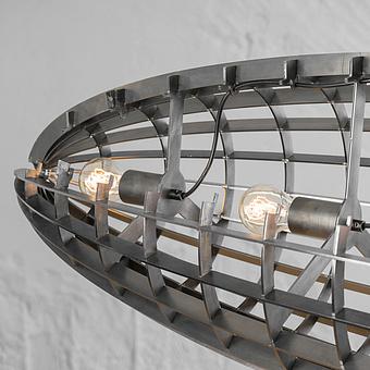 Люстра Zeppelin Pendant сталь Matte Gray