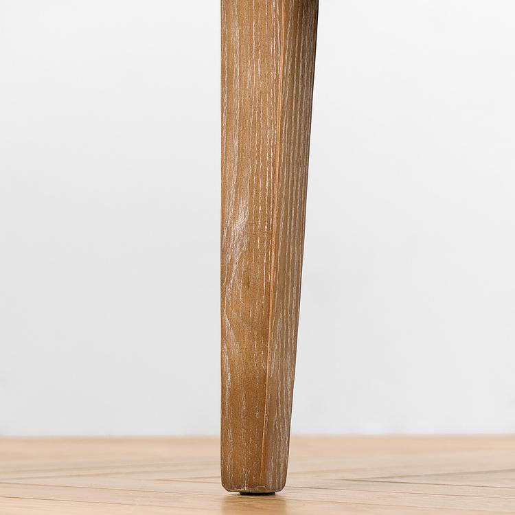 Двухместный кожаный диван Маршал, песочные ножки Marshall 2 Seater, Oak Sandwashed Leather