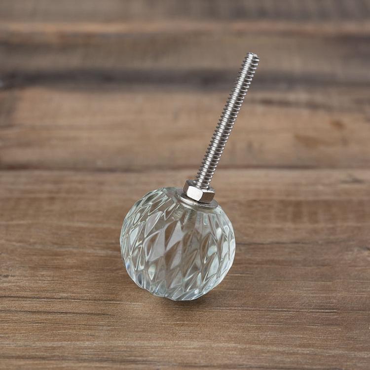 Мебельная ручка-кнопка Стеклянный шар Glass Ball Knob