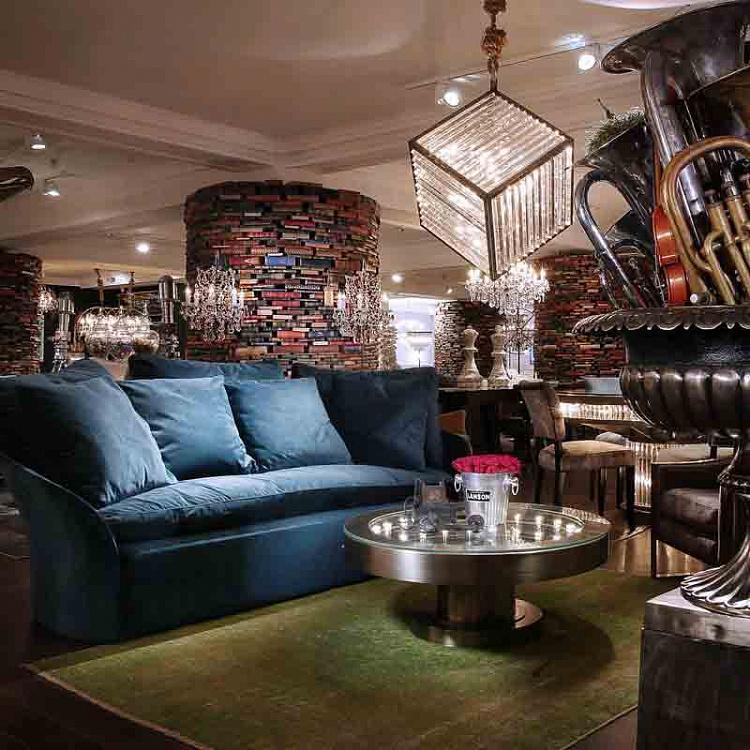 Журнальный стол с подсветкой Инсепшн Inception Round Coffee Table