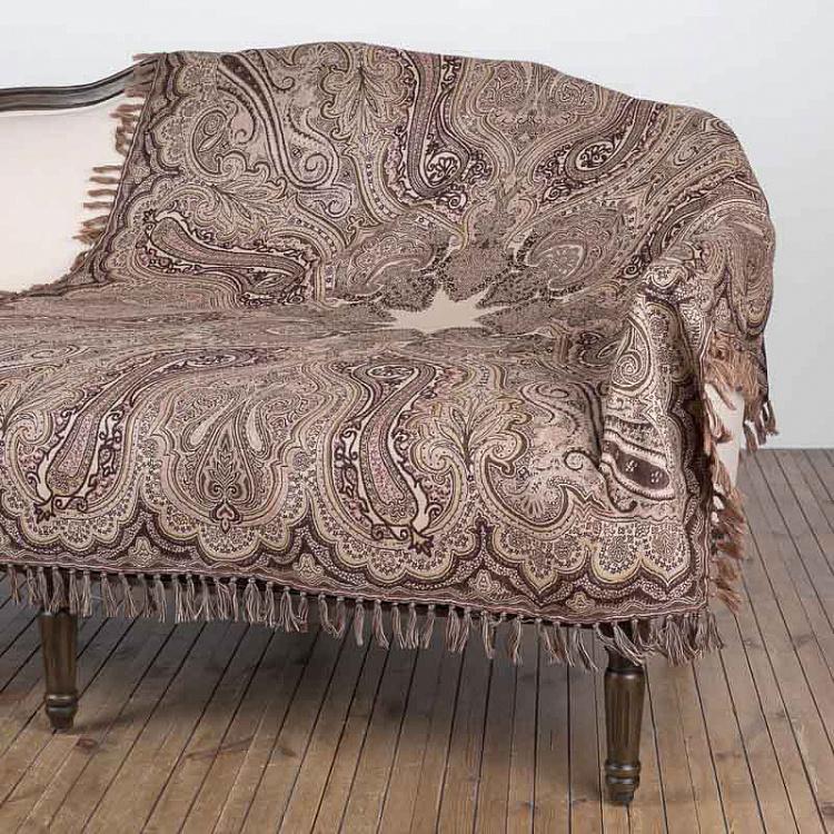 Двустороннее покрывало Агонда, жаккард и варёная шерсть, 150x150 см  Pure Wool Jacquard Throw Agonda 150x150 cm