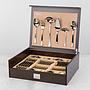 Набор из 126-ти столовых приборов Set Of 126 Cutlery Pieces Bernini Wooden Box