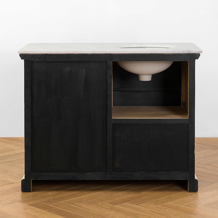 Тумба с раковиной и раздвижной дверью Карелия Karelia Single Vanity With Sliding Door DB