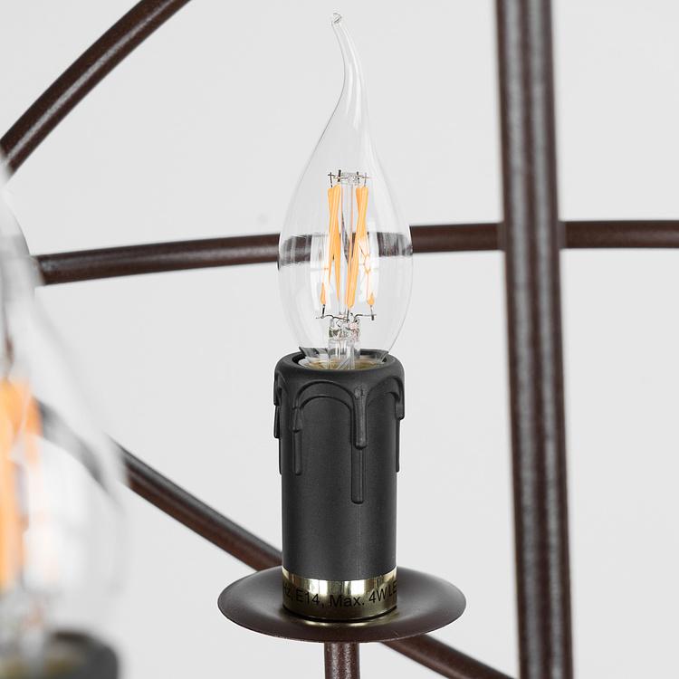 Торшер со столиком из мрамора и гироскопом Gyro Floor Lamp With Tray