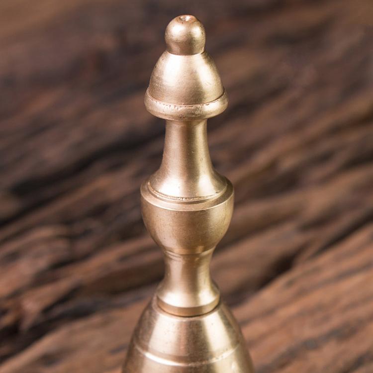 Набор из трёх ручных колокольчиков Set Of 3 Bells Brass Patina