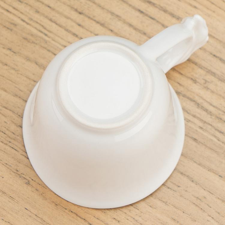 Кофейная пара Белый кролик White Rabbit Coffee Cup And Saucer