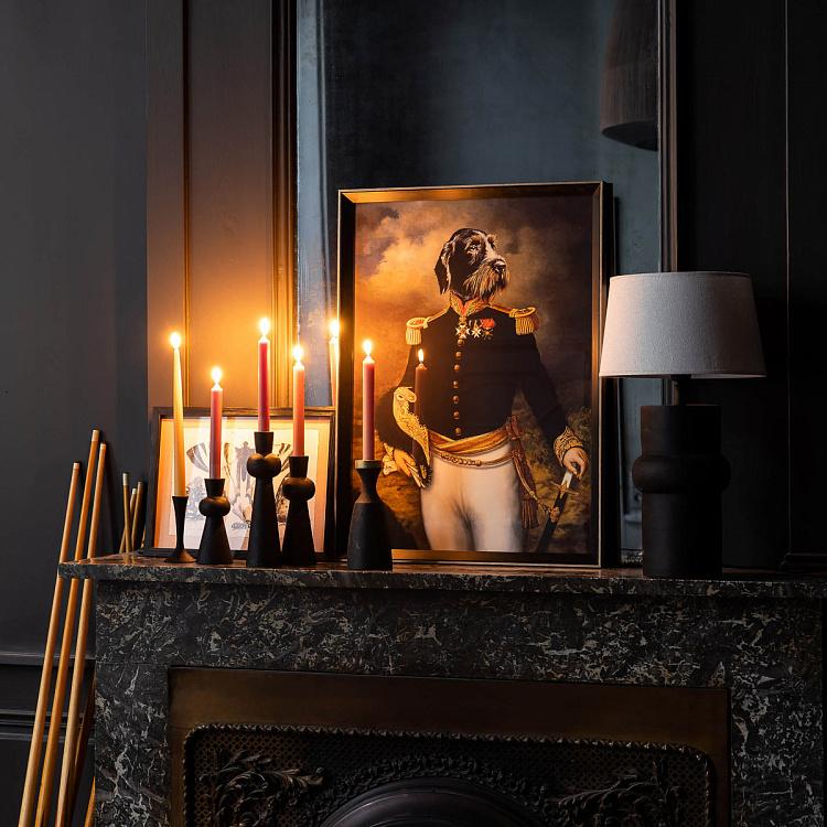 Картина-принт АристДогкрат Понселе при параде Ceremonial Dress Aristdogcrat Poncelet In Frame