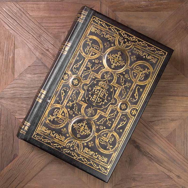 Гостевая книга Бленхейм в коже Олд Сэдл Блэк Blenheim Book, Old Saddle Black