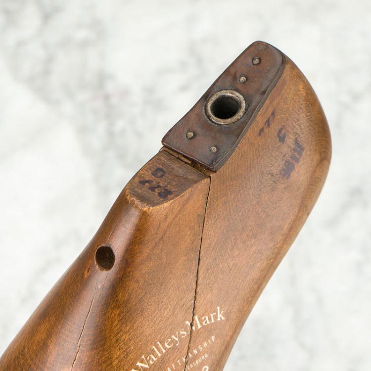 Cтатуэтка на подставке Обувная колодка Shoe Mull, Red Antique