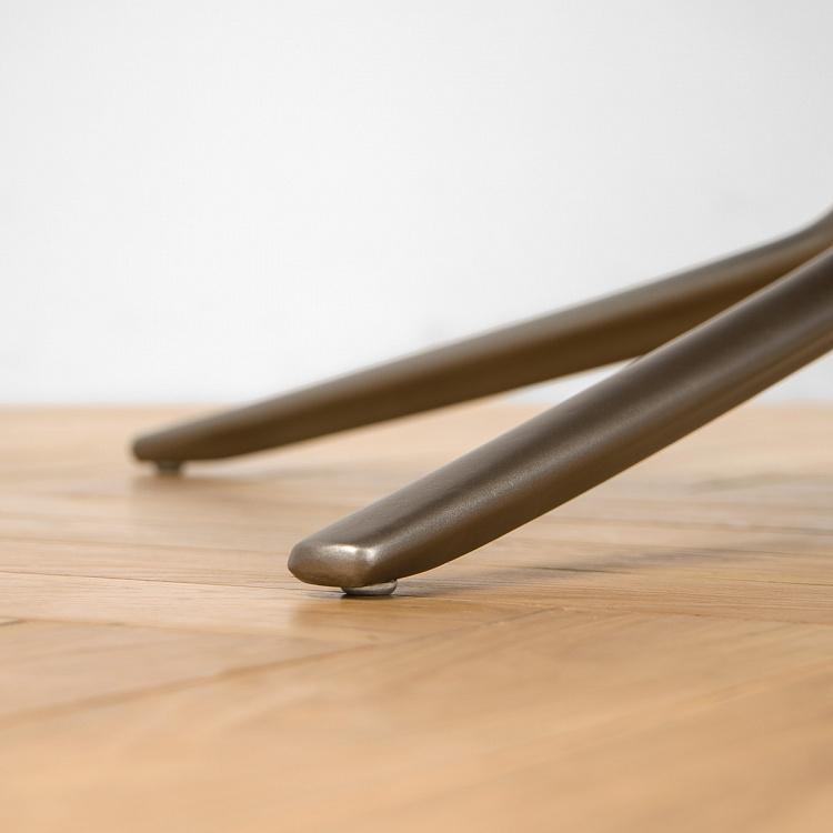 Вращающееся кресло Бельфьоре с подголовником, титановые ножки Belfiore Wing Swivel Armchair, Titanium